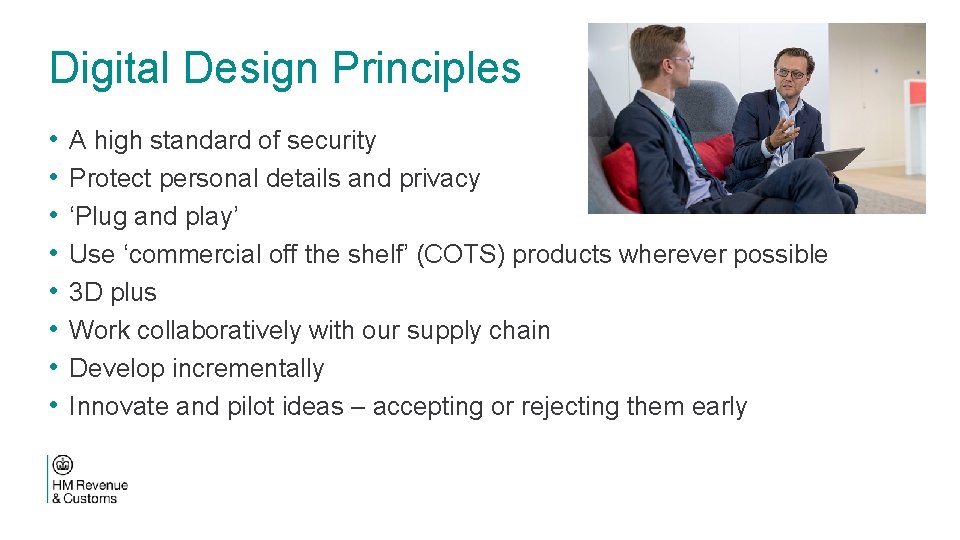 Digital Design Principles • • A high standard of security Protect personal details and