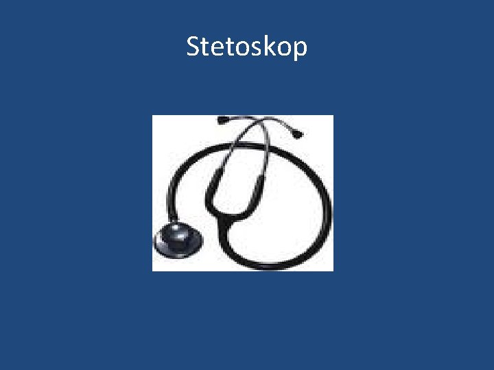 Stetoskop 