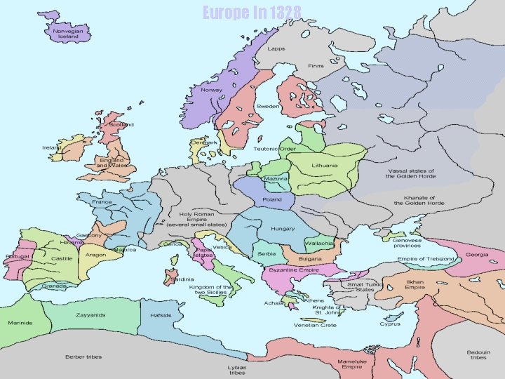 Europe In 1328 