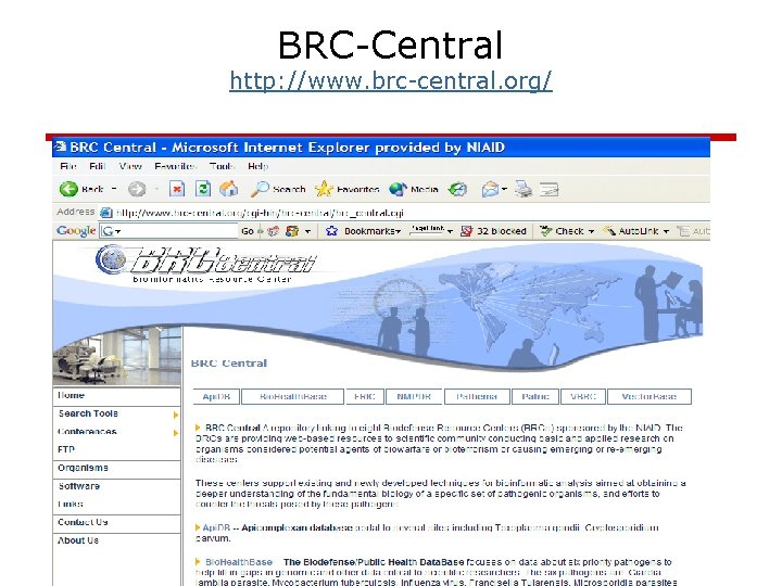 BRC-Central http: //www. brc-central. org/ 