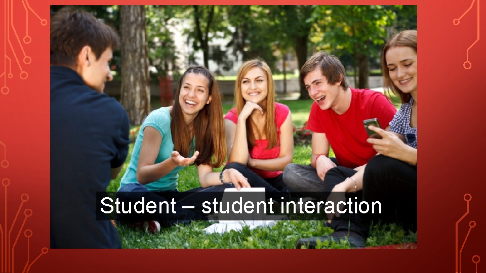 Student – student interaction 