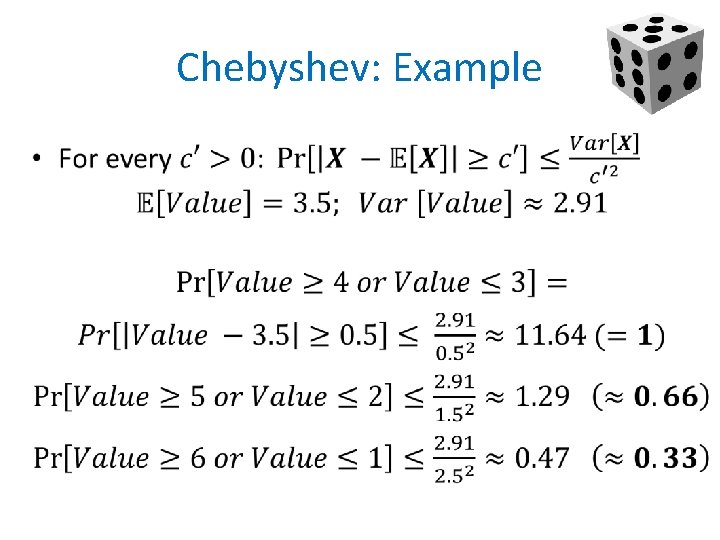 Chebyshev: Example • 