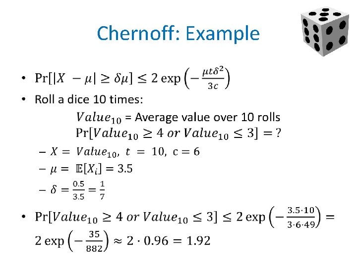 Chernoff: Example • 