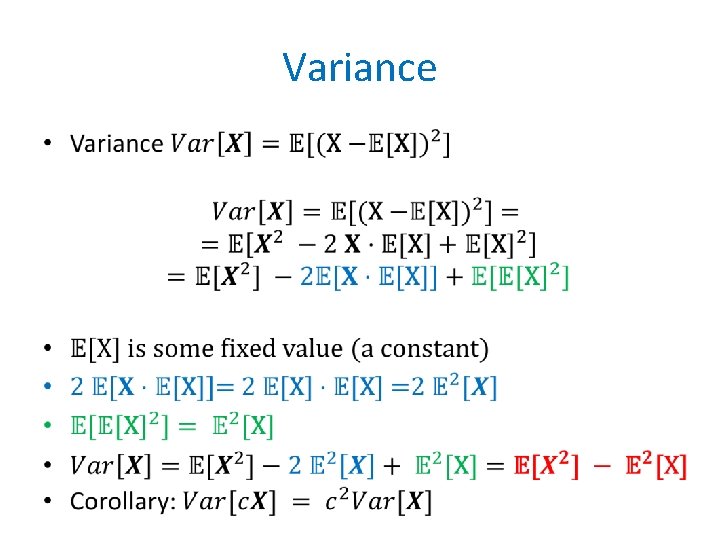 Variance • 