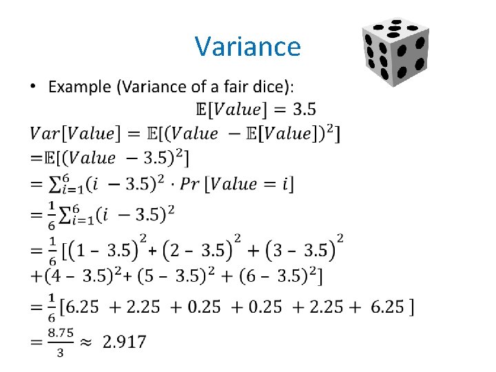 Variance • 