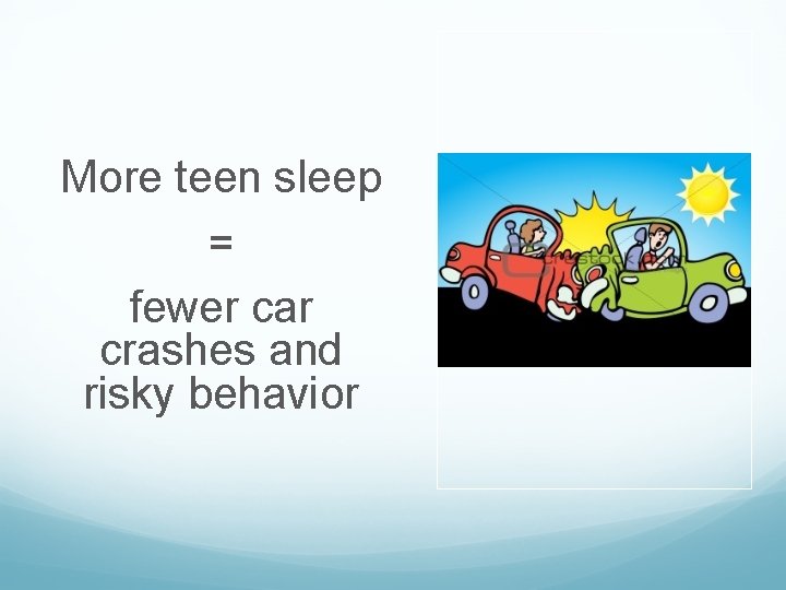 More teen sleep = fewer car crashes and risky behavior 