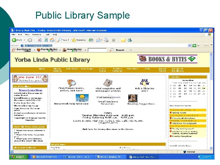 Public Library Sample 