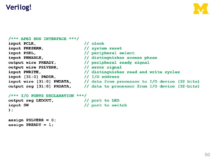 Verilog! 50 