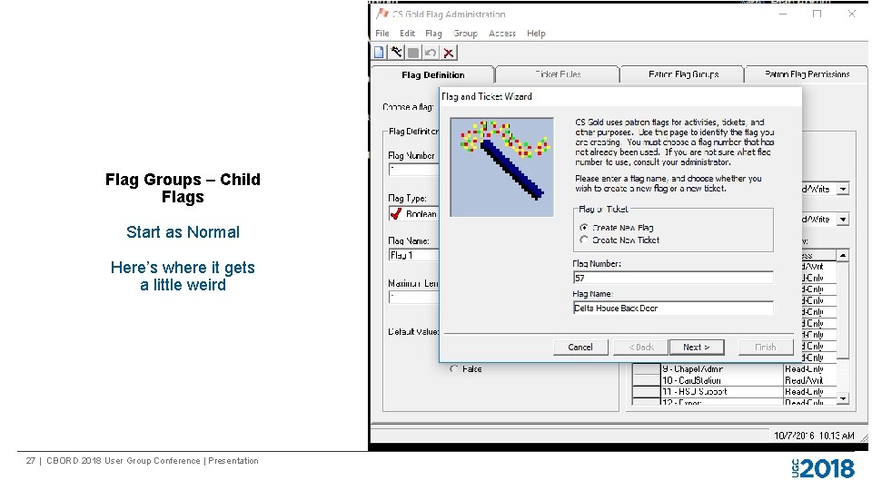 Flag Groups – Child Flags Start as Normal Here’s where it gets a little