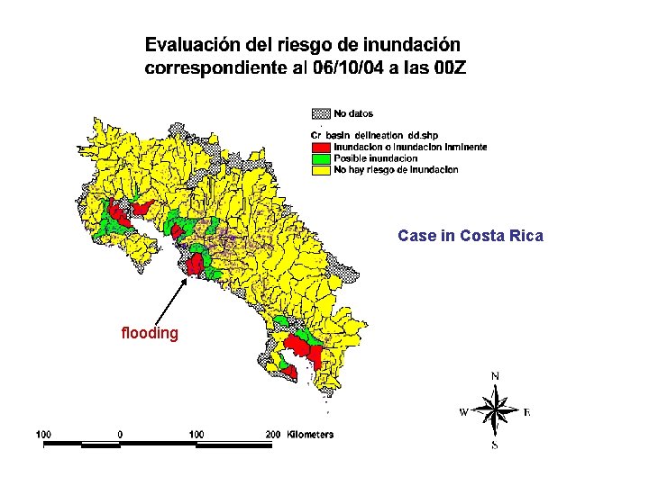 Case in Costa Rica flooding 