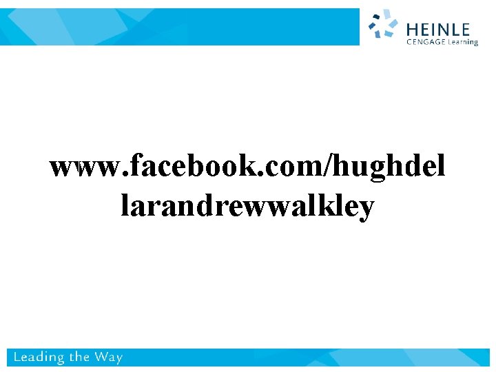 www. facebook. com/hughdel larandrewwalkley 