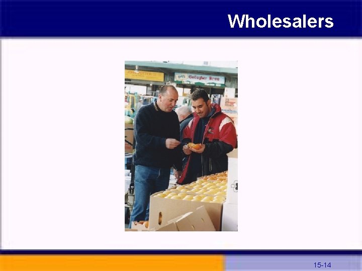 Wholesalers 15 -14 