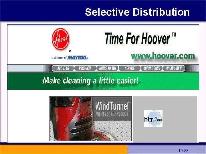 Selective Distribution 15 -33 