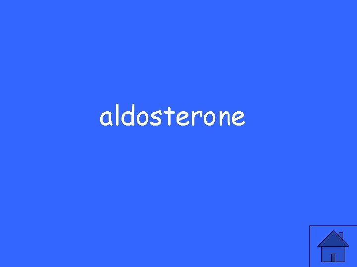 aldosterone 