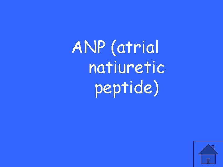 ANP (atrial natiuretic peptide) 