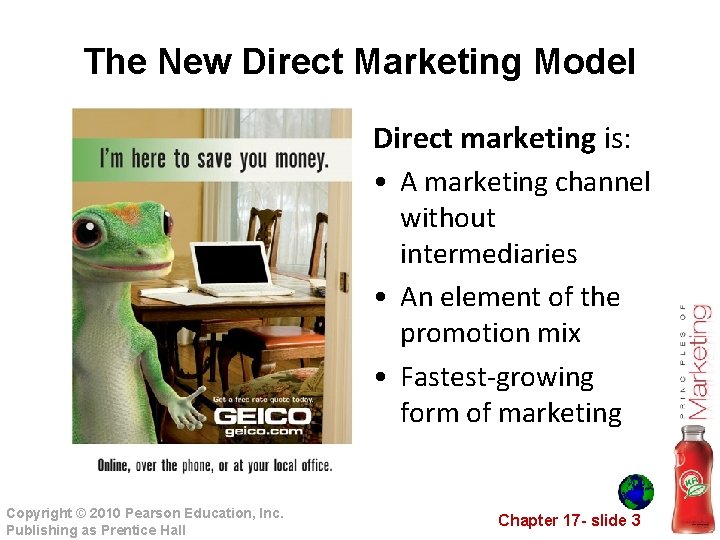 The New Direct Marketing Model Direct marketing is: • A marketing channel without intermediaries