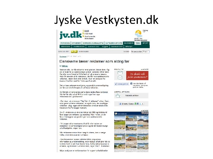 Jyske Vestkysten. dk 