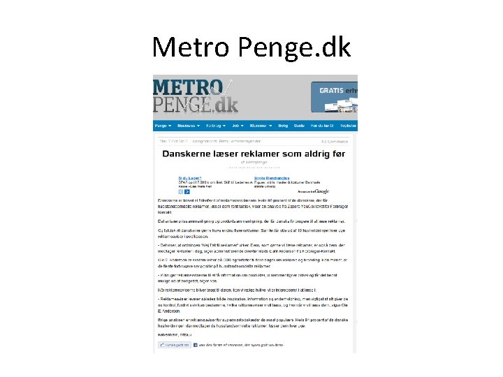 Metro Penge. dk 