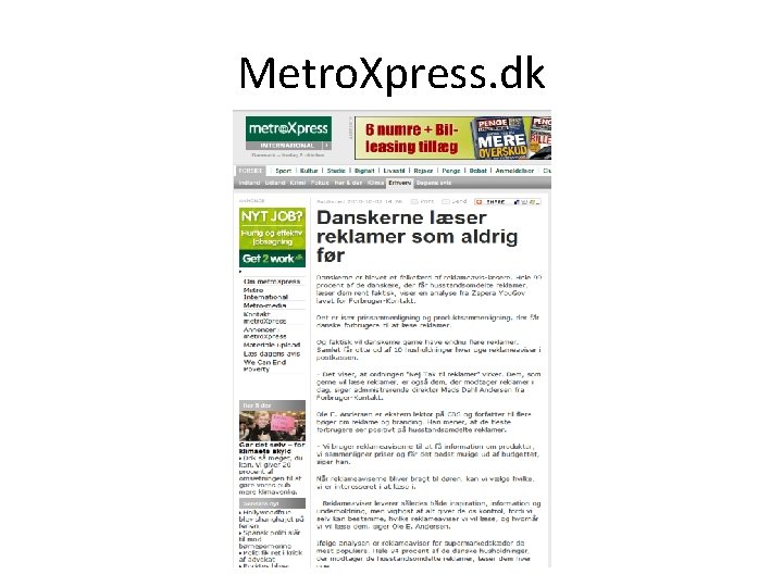 Metro. Xpress. dk 