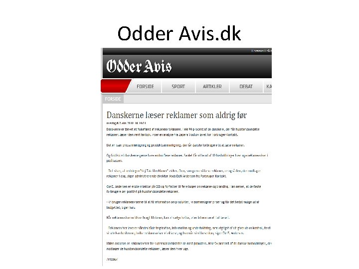 Odder Avis. dk 