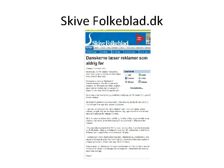 Skive Folkeblad. dk 