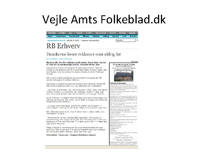 Vejle Amts Folkeblad. dk 