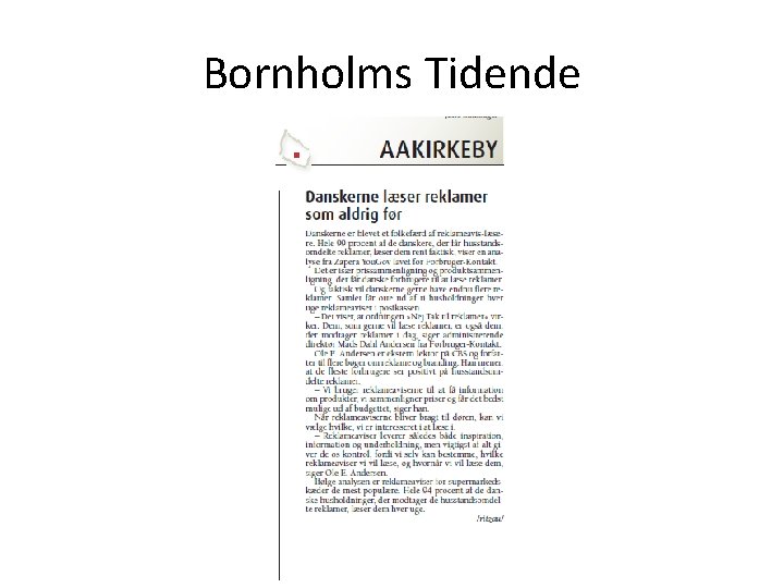 Bornholms Tidende 