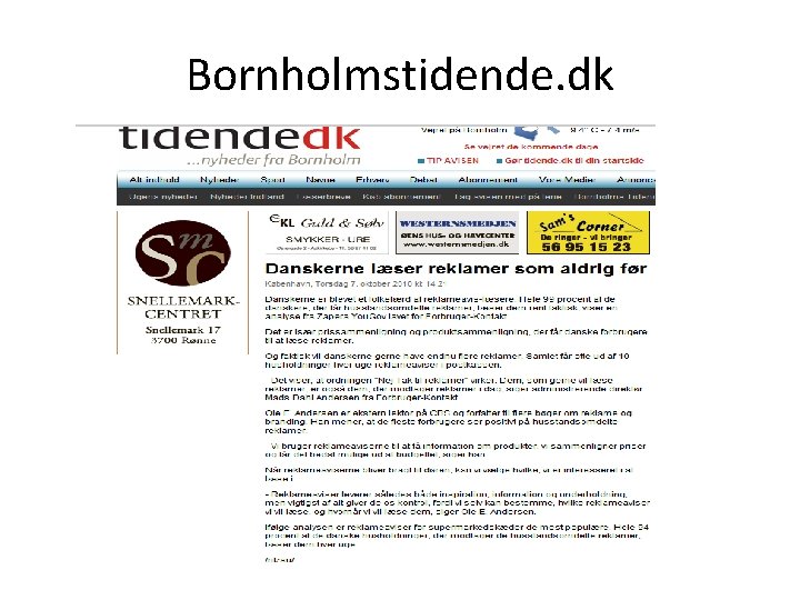 Bornholmstidende. dk 