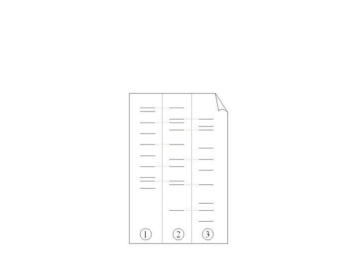 Result: series of bands that are present or absent (1/0) 