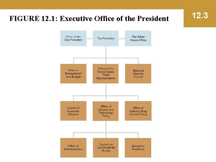 FIGURE 12. 1: Executive Office of the President 12. 3 
