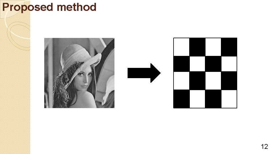 Proposed method 12 