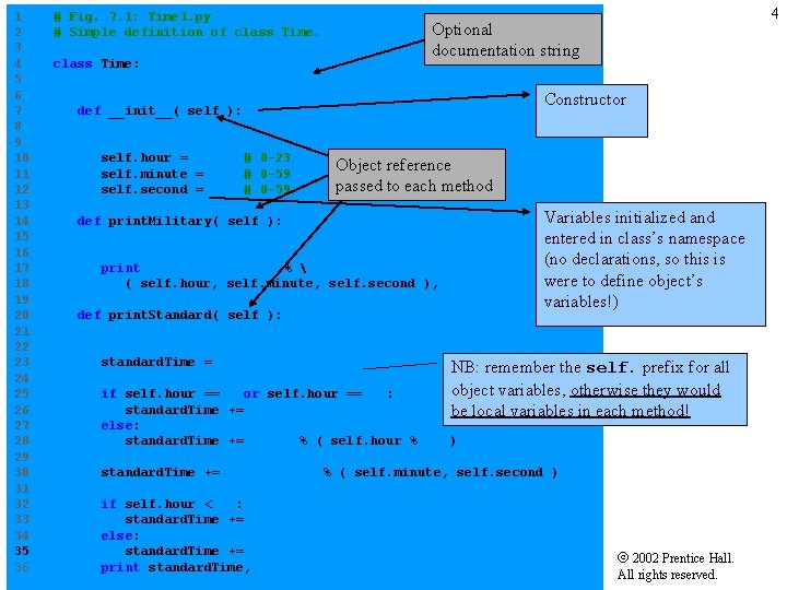 1 # Fig. 7. 1: Time 1. py Optional 2 # Simple definition of