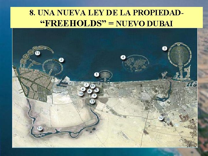 8. UNA NUEVA LEY DE LA PROPIEDAD“FREEHOLDS” = NUEVO DUBAI 19 