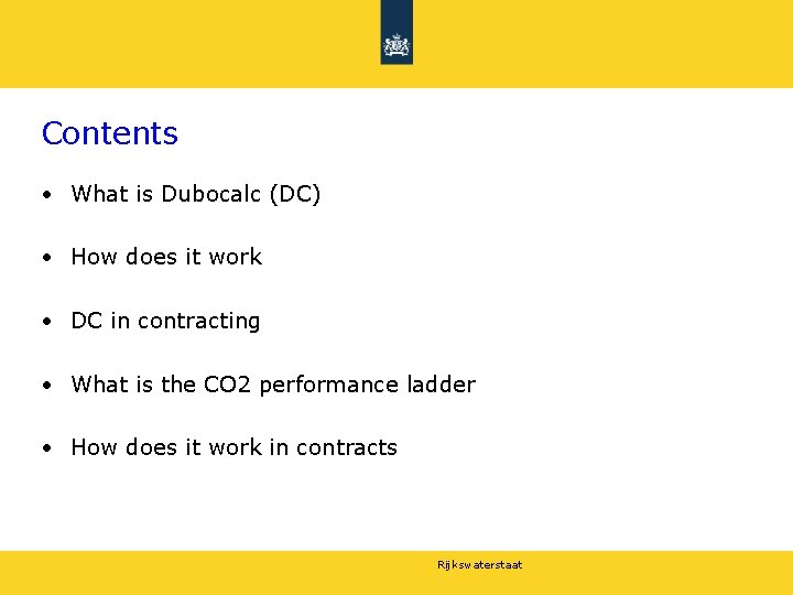 Contents • What is Dubocalc (DC) • How does it work • DC in