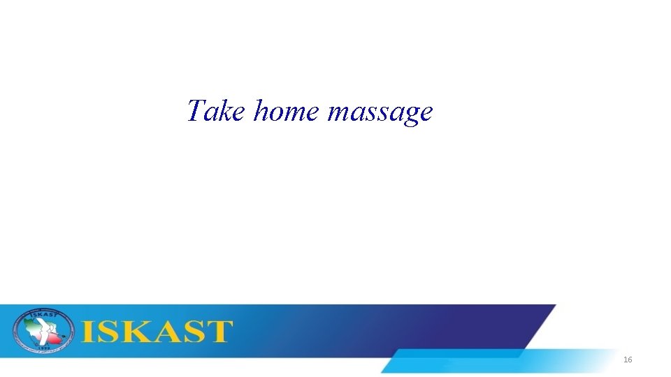 Take home massage 16 