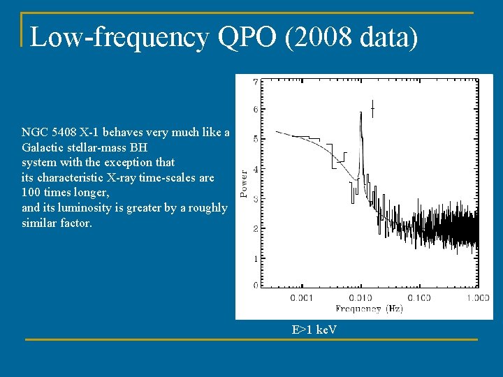 Low-frequency QPO (2008 data) NGC 5408 X-1 behaves very much like a Galactic stellar-mass