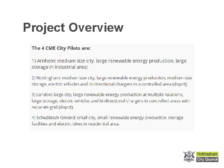 Project Overview 