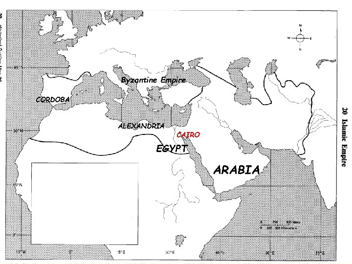 Byzantine Empire CORDOBA ALEXANDRIA CAIRO EGYPT ARABIA 