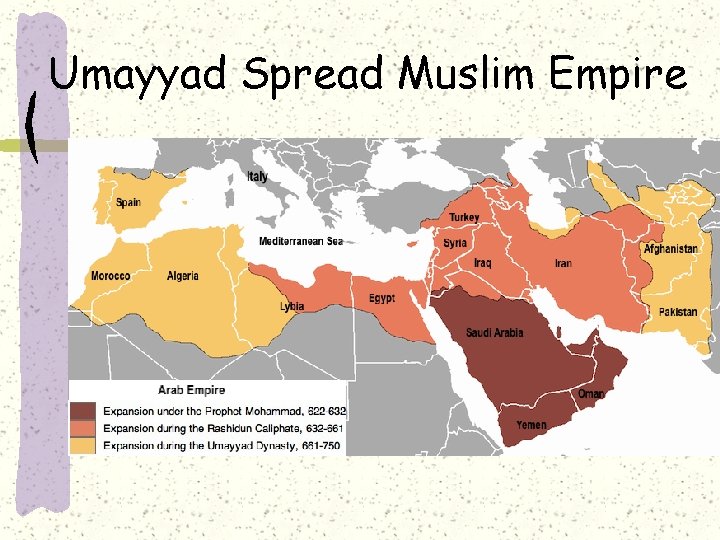 Umayyad Spread Muslim Empire 