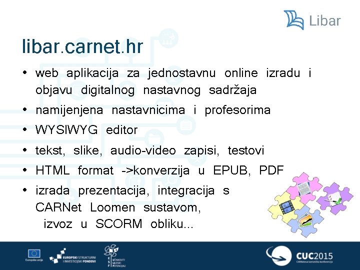 libar. carnet. hr • web aplikacija za jednostavnu online izradu i objavu digitalnog nastavnog