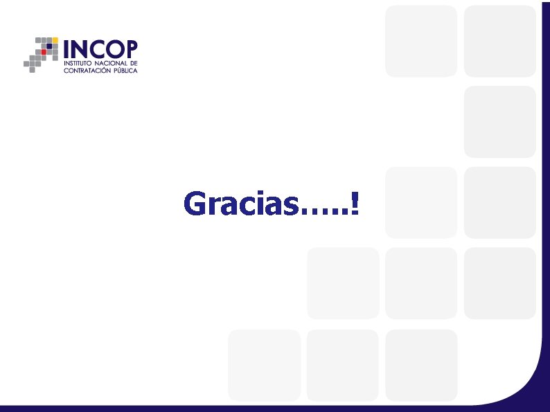 Gracias…. . ! 