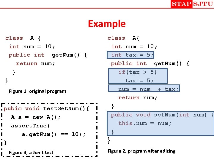 Example class A { int num = 10; public int get. Num() { return