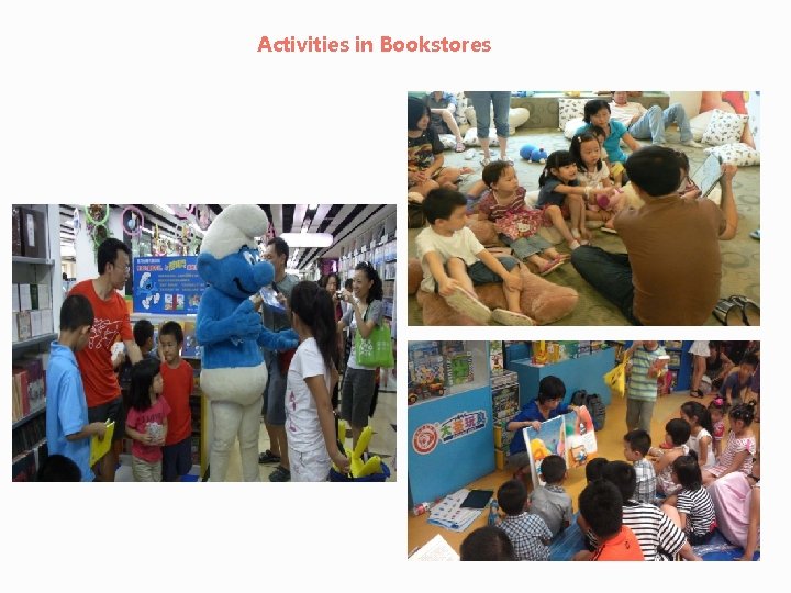 Activities in Bookstores 