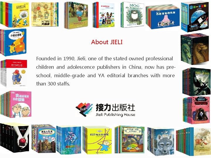 About JIELI Founded in 1990, Jieli, one of the stated owned professional children and