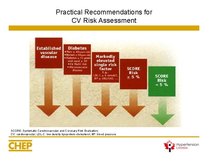 Practical Recommendations for CV Risk Assessment SCORE: Systematic Cerebrovascular and Coronary Risk Evaluation; CV: Practical Recommendations for CV Risk Assessment SCORE: Systematic Cerebrovascular and Coronary Risk Evaluation; CV: