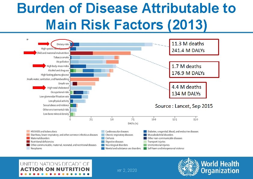 Burden of Disease Attributable to Main Risk Factors (2013) 3| TITLE from VIEW and