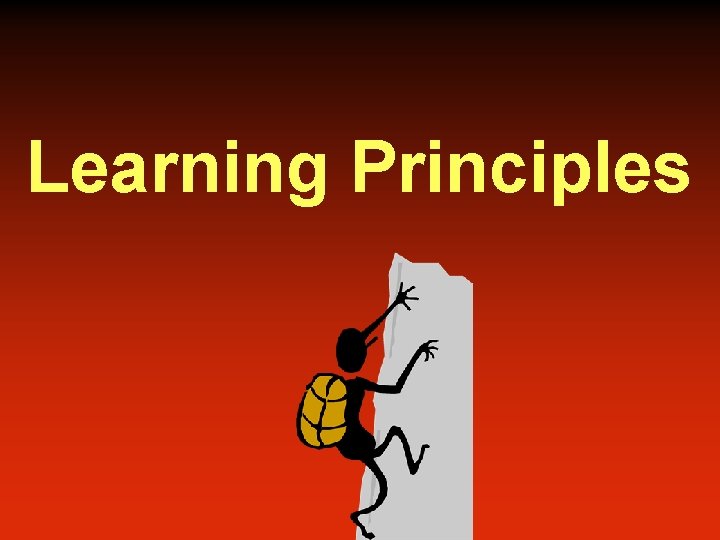 Learning Principles 
