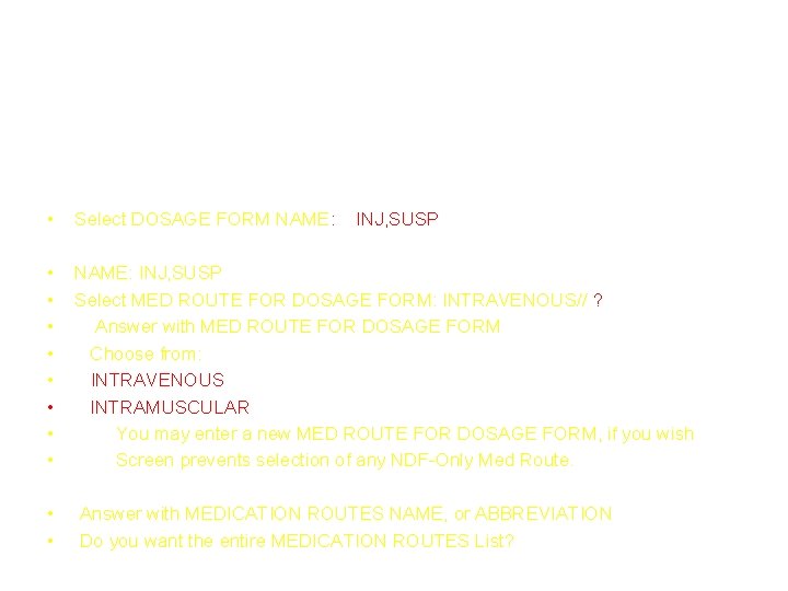  • Select DOSAGE FORM NAME: INJ, SUSP • • NAME: INJ, SUSP Select