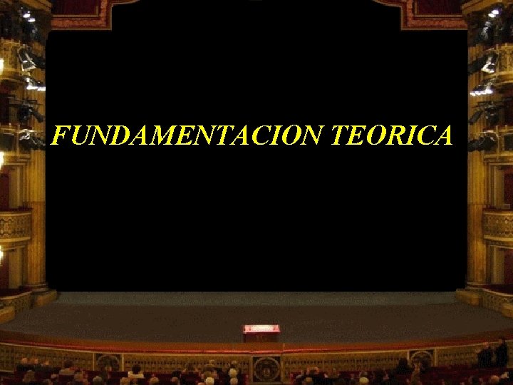 FUNDAMENTACION TEORICA 