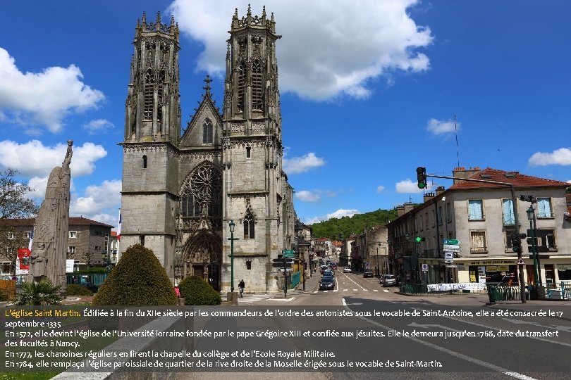 L’église Saint Martin. Édifiée à la fin du XIIe siècle par les commandeurs de
